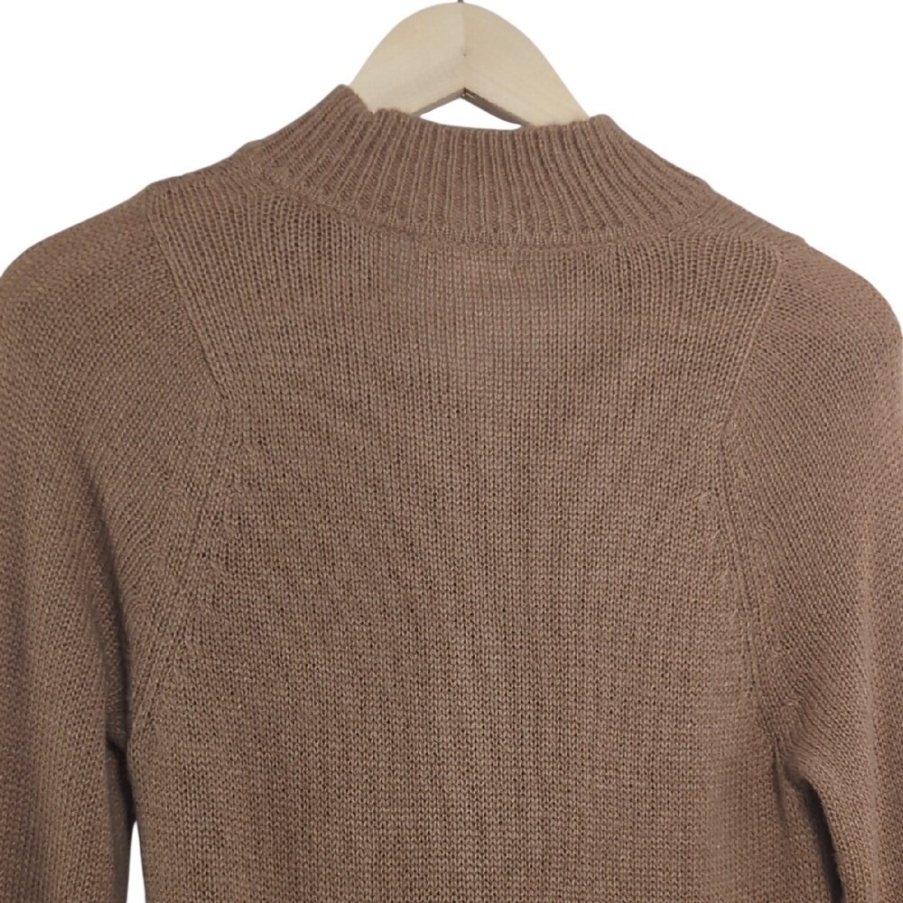 Lovers and Friends Anthea Sweater Dress Camel Medium‎ Cozy Warm Fall Cabincore - Picture 15 of 16